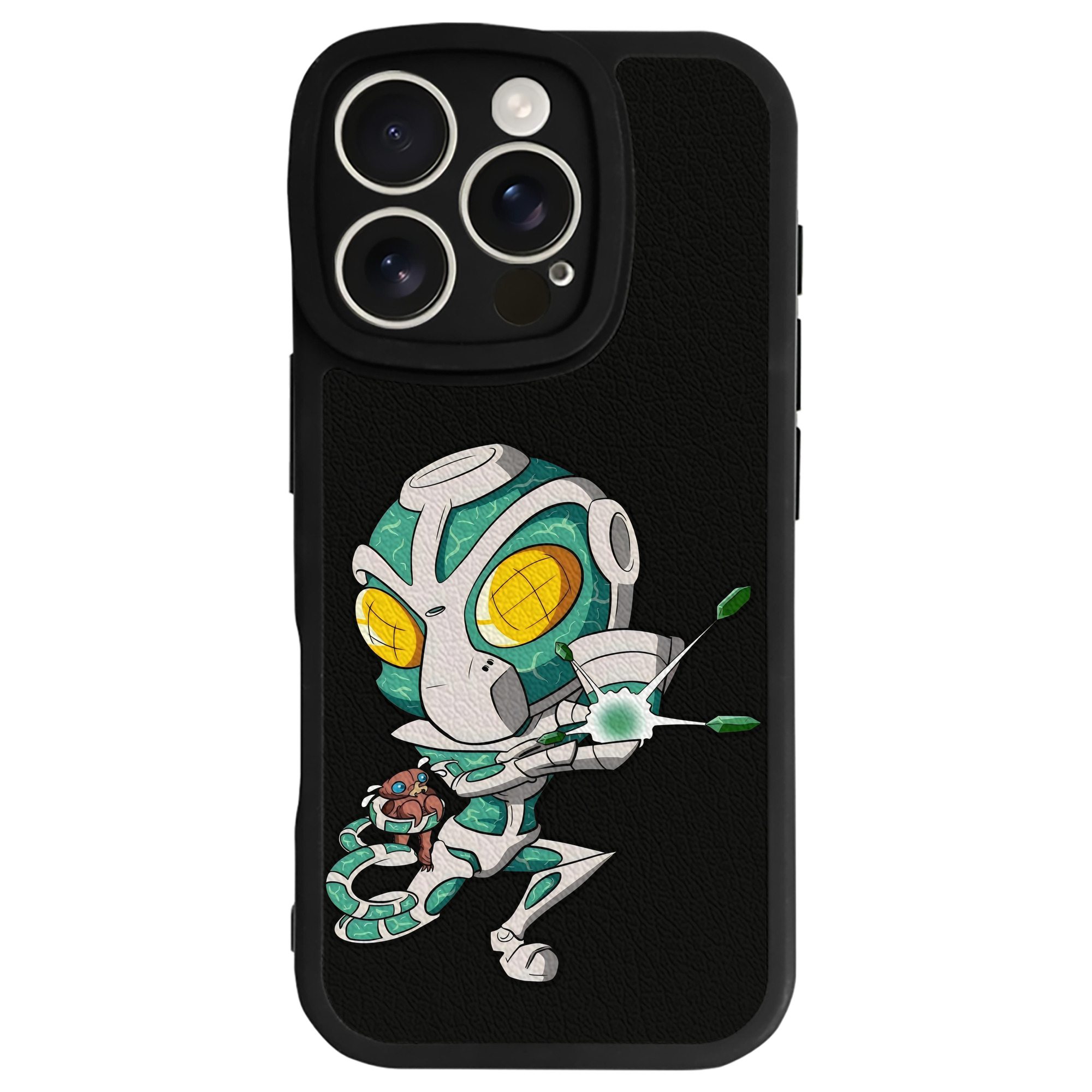 （画像用） ジョジョの奇妙な冒険 花京院 典明（かきょういん のりあき） JoJo's Bizarre Adventure Kakyoin Noriaki 【iPhone 16シリーズ対応】シリコンスマホケース（レザー調） 材質：シリコン